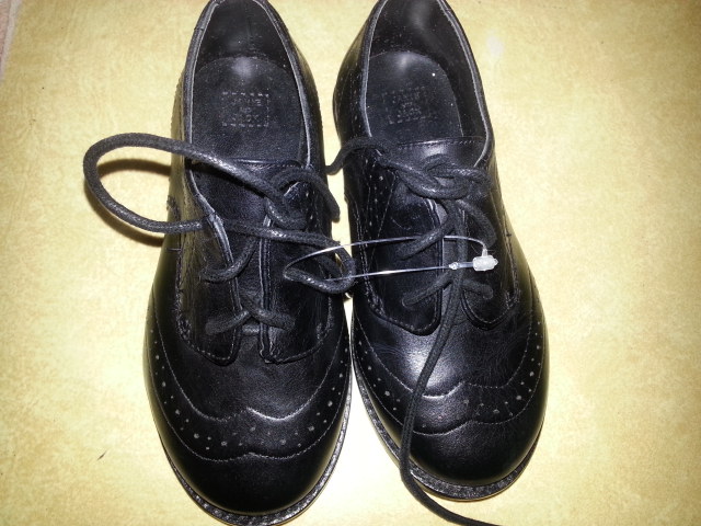 Janie and Jack genuine leather dress shoes baby boy size 8 NWT
